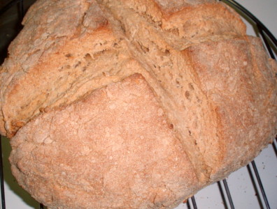 Brown Bread - Whole Wheat Irish Soda Bread - Inhabited Kitchen