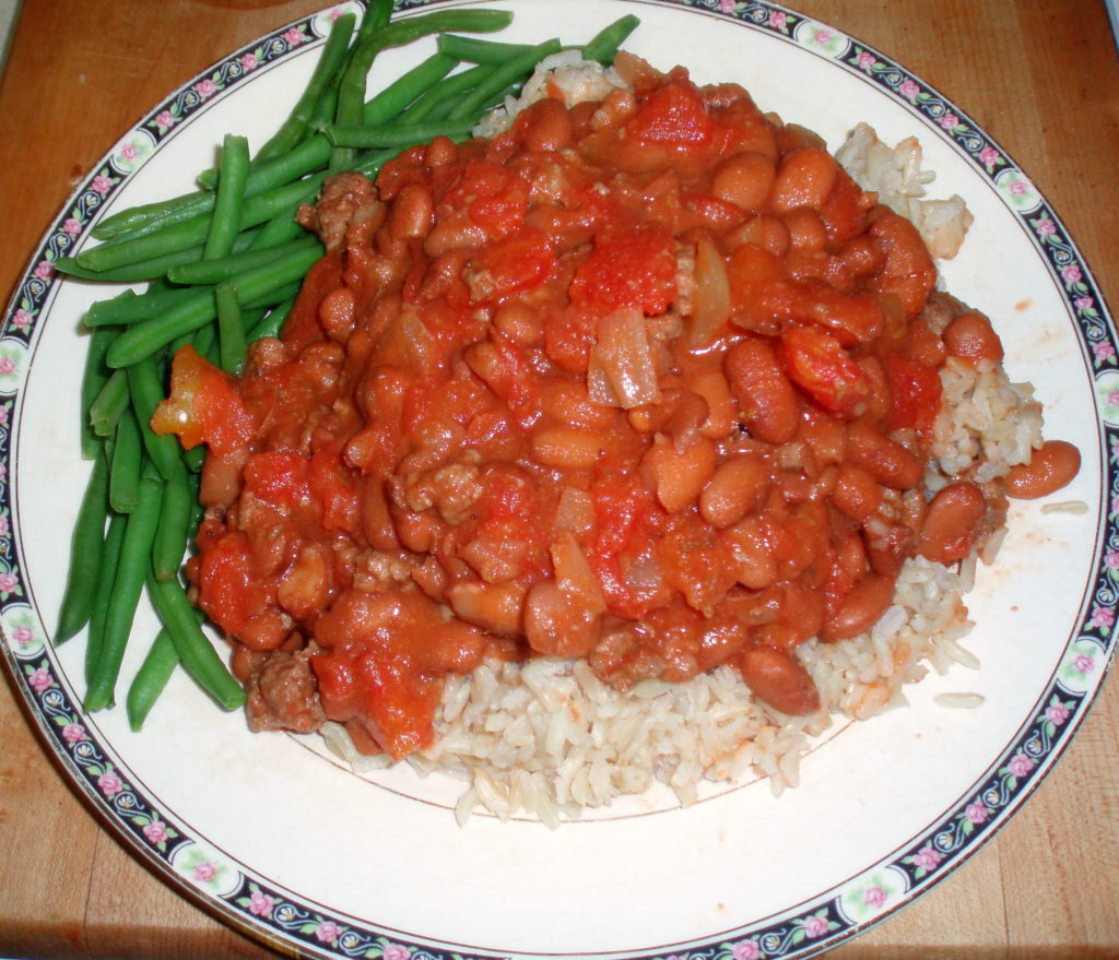 Plate of home made chili - inhabitedkitchen.com