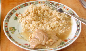 chicken with quick gravy - inhabitedkitchen.com