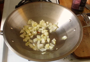 onions in pan - www.inhabitedkitchen.com