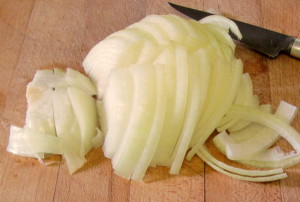 Sliced onion - www.inhabitedkitchen.com