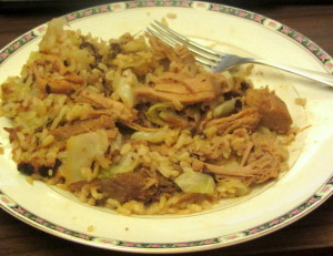 Dinner - pork and cabbage - www.inhabitedkitccchen.com