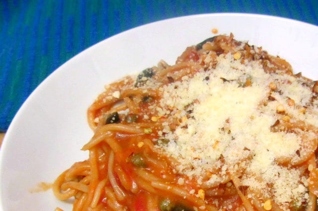 Spaghetti alla Puttanesca - www.inhabitedkitchen.com