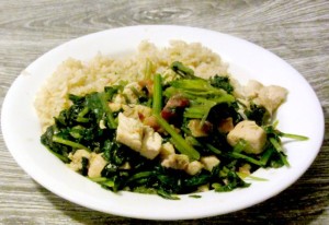 WIAW - Sauteed chicken and spinach www.inhabitedkitchen.com