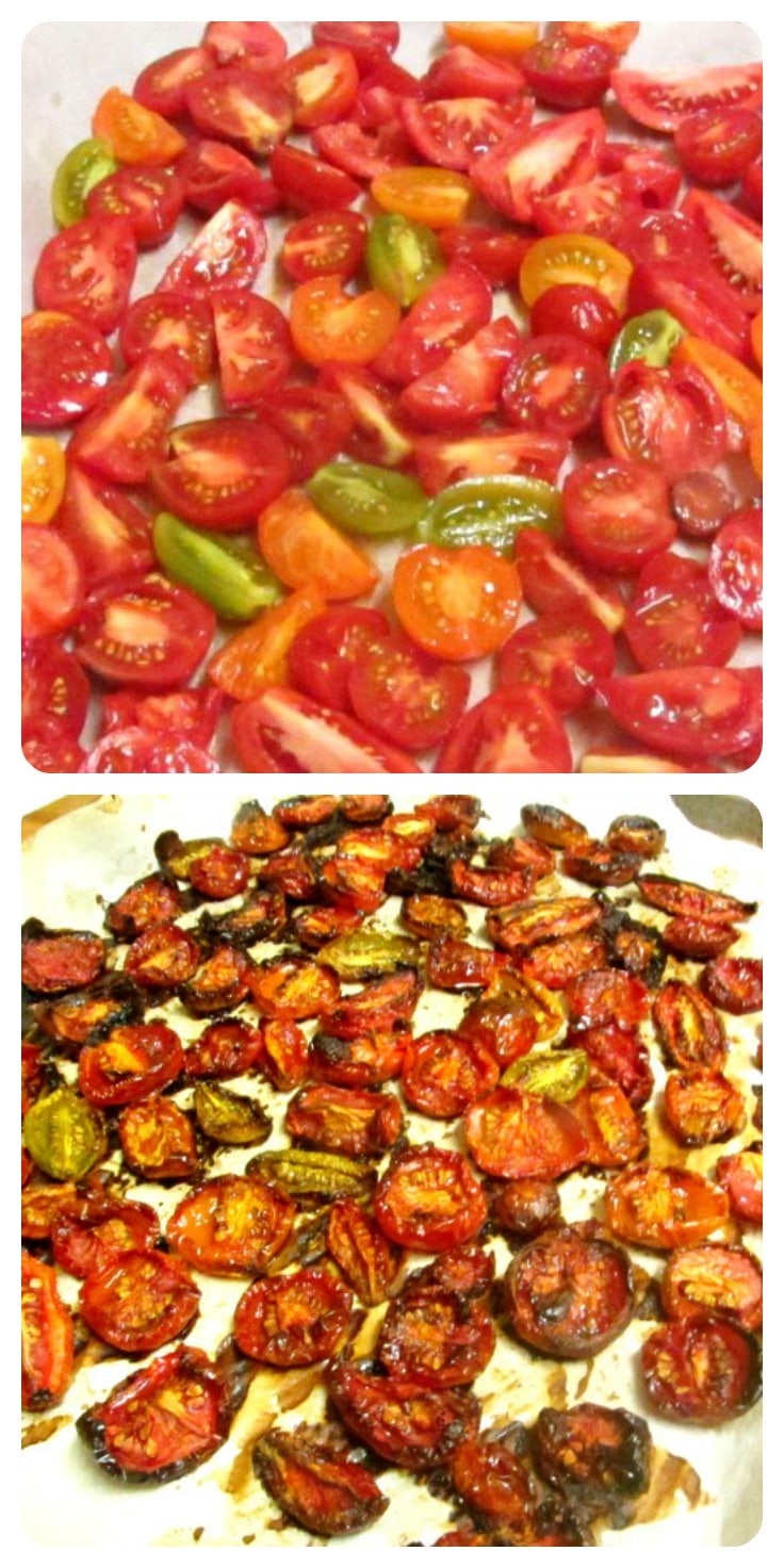 Roast tomatoes to concentrate the flavor, then freeze to preserve that flavor! 