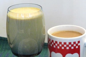 WIAW 85 - Days like this! Pumpkin Pie Protein Shake & Coffee - Inhabited Kitchen