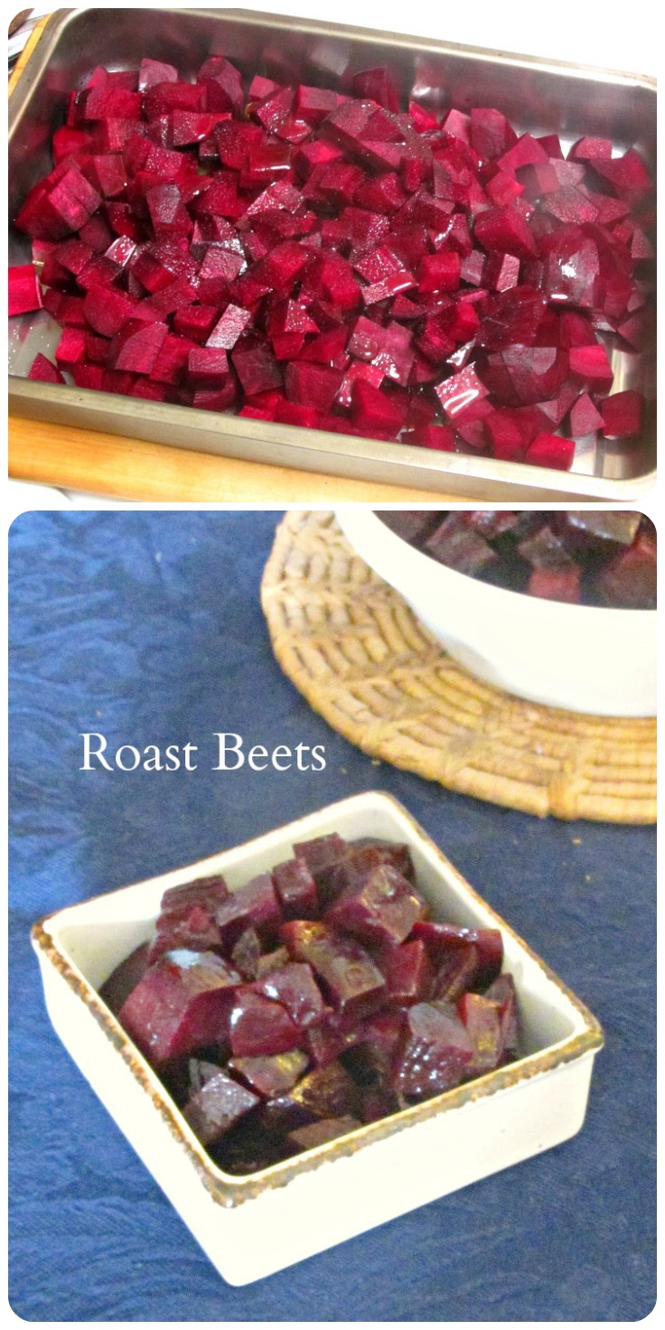 Oven roasted beets - simple, uncomplicated, and delicious! Serve hot as a vegetable side dish, or cold as a winter salad. 