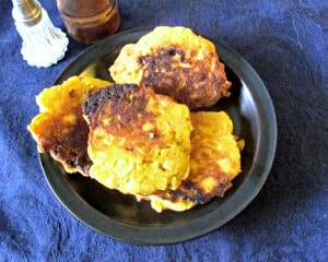 Parsnip Fritters - a perfect way to use up that extra parsnip (or other vegetable) as a special side dish! 