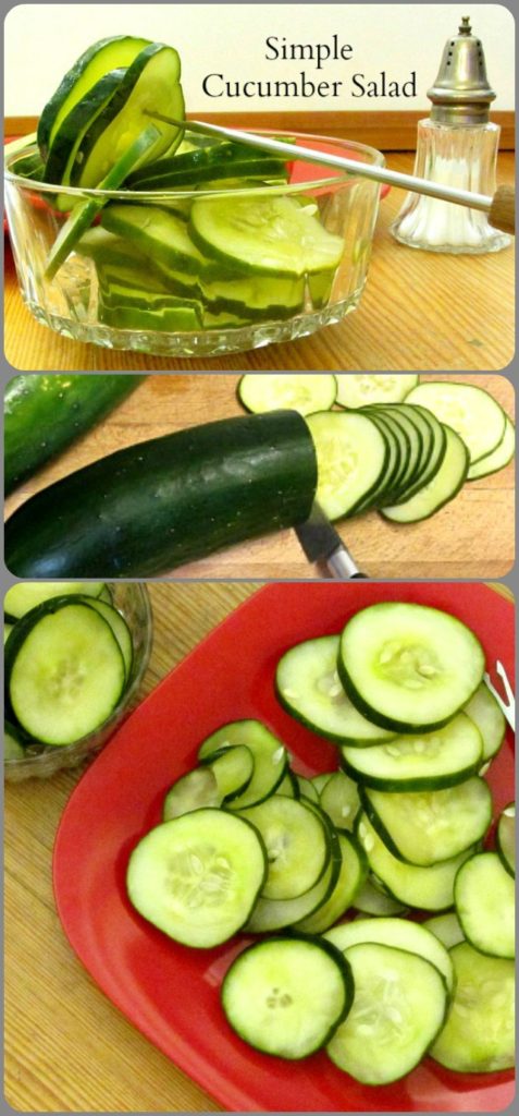 Simple Cucumber Salad - Inhabited Kitchen