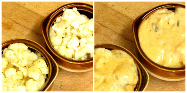 Easy Cauliflower Cheese comes together quickly, with this fast and easy cheese sauce. A simple way to dress up a meal! 