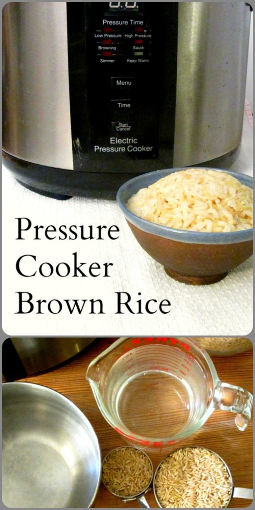 Pressure Cooker Brown Rice Inhabited Kitchen