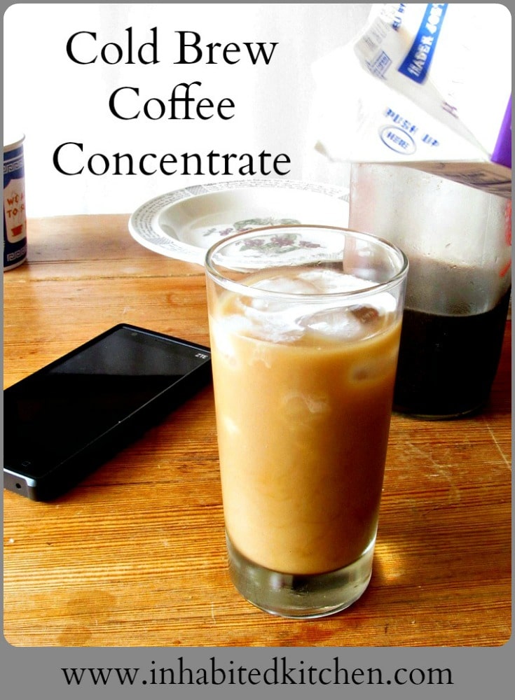 how to mix cold brew coffee concentrate