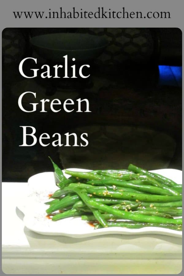 Improve less-than-fresh green beans - and dress up lovely truly fresh ones! - with this simple recipe for Garlic Green Beans. 